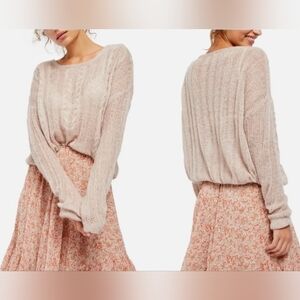 Free People Open Knit Long Sleeve